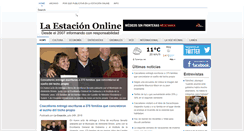 Desktop Screenshot of laestaciononline.com.ar