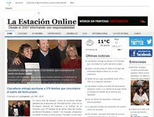 Tablet Screenshot of laestaciononline.com.ar
